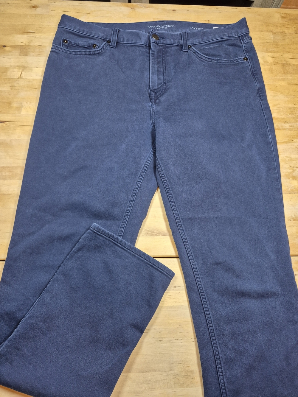 Banana Republic Men's Navy Slim Fit Pants